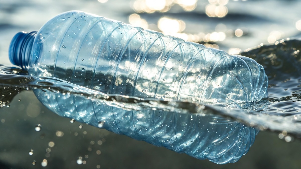 Микропластик в воде