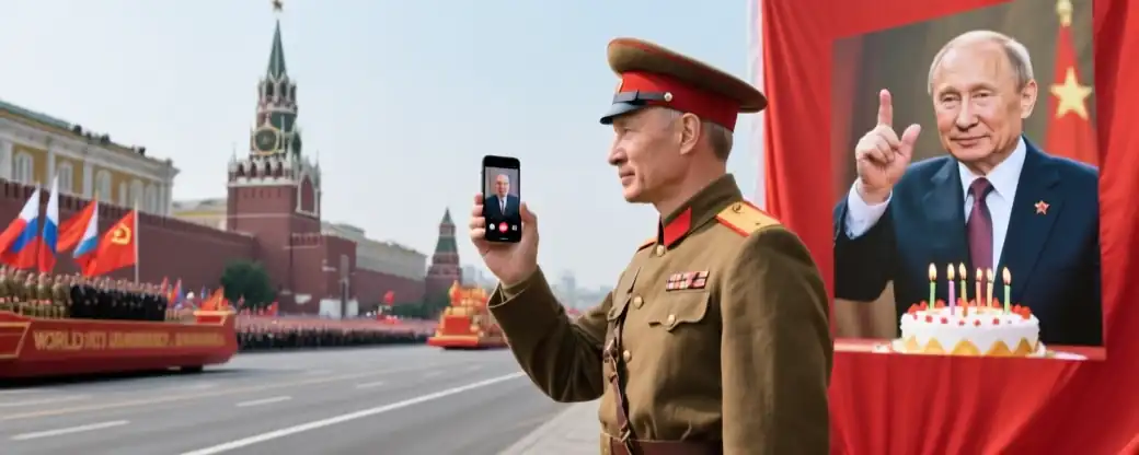 Путин Передал Ветерану Евгению Знаменскому Личное Поздравление во время Парада Победы