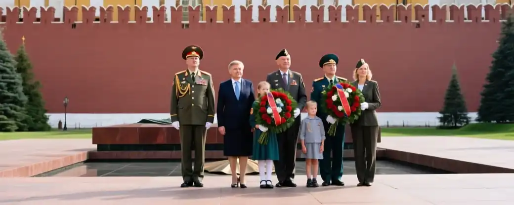 Правительство Московской области почтит память героев у Кремля с детьми военных