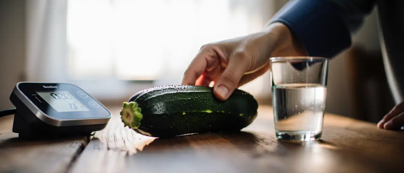 Низкое содержание натрия в кабачках делает их незаменимым продуктом для борьбы с гипертонией и отечностью