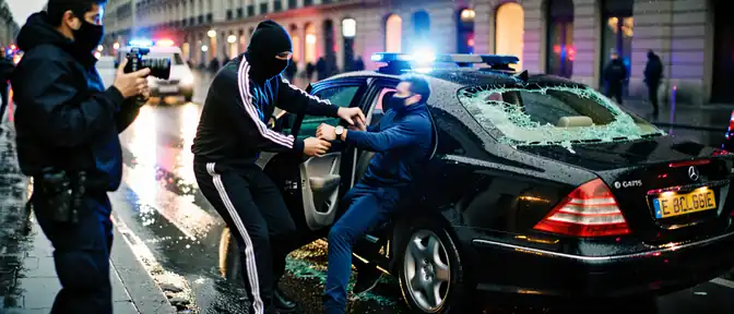 Нападение в центре Брюсселя: вооруженная банда вырвала футболиста из автомобиля и лишила его ценностей