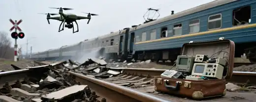 Технические проблемы и военная угроза парализуют железнодорожное сообщение Крыма